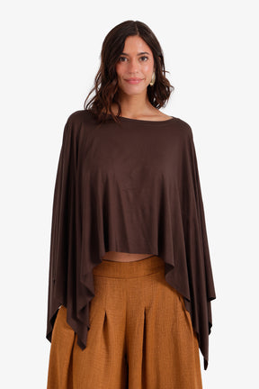 Flowy Asymmetrical Poncho