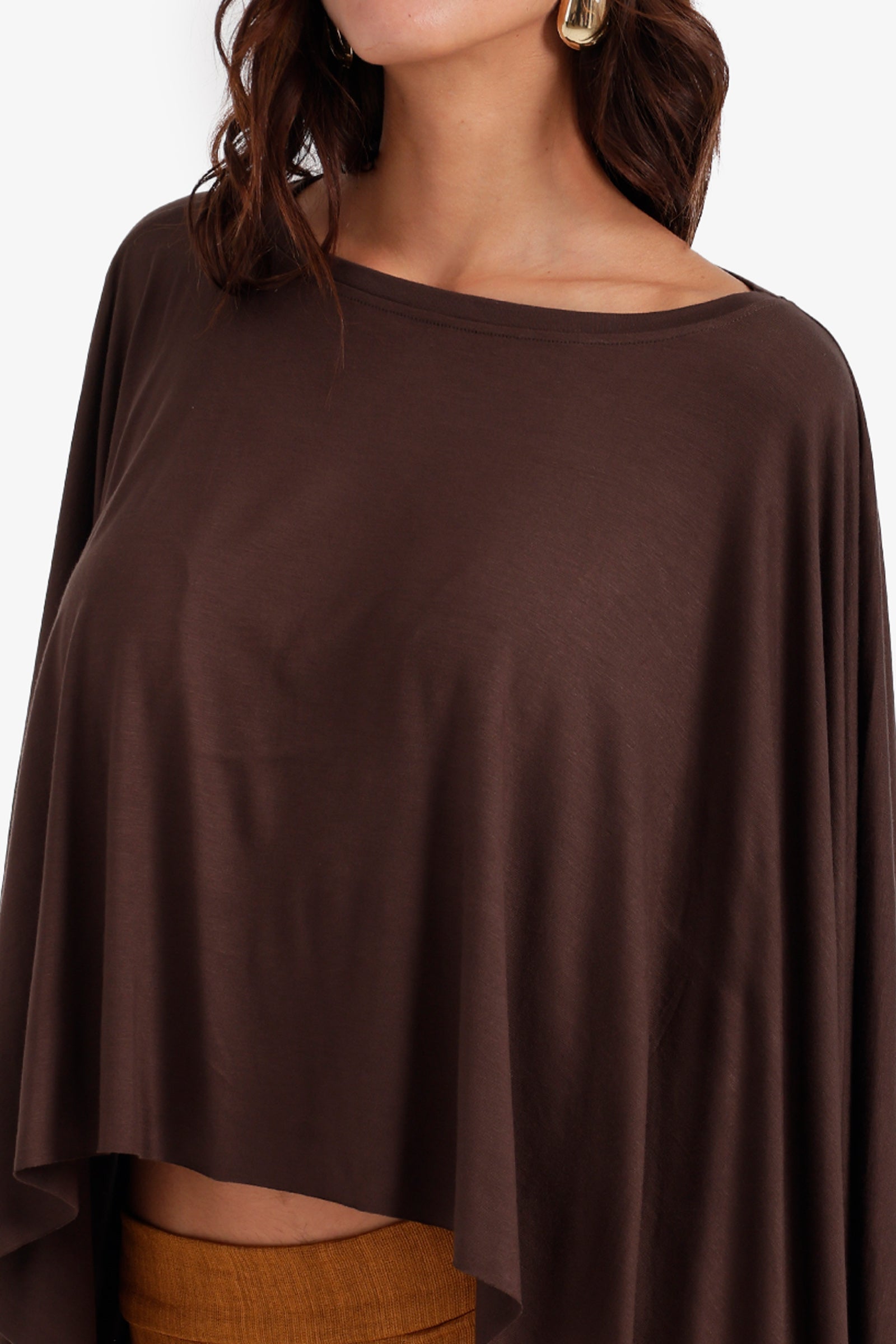 Flowy Asymmetrical Poncho
