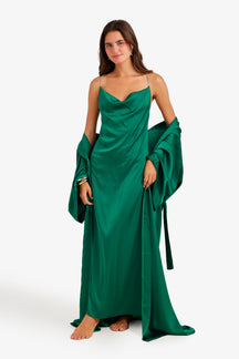 Cowl Neck Nightgown Set