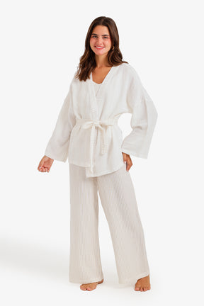 Pinstripe 3-Piece Pyjama Set