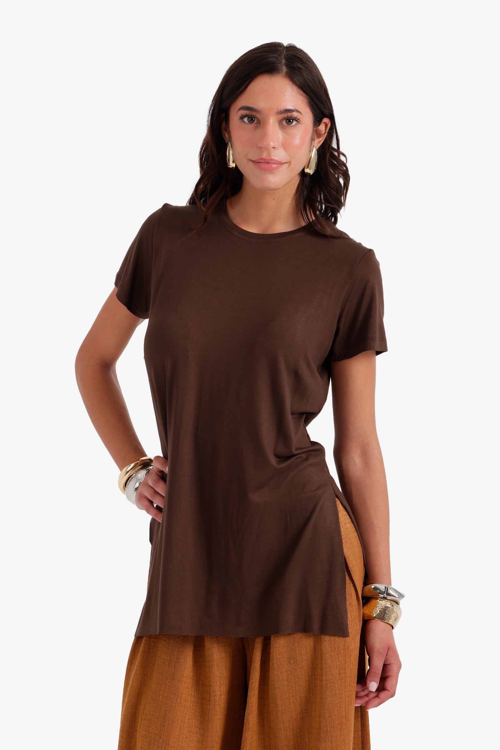 Side Slit T-Shirt
