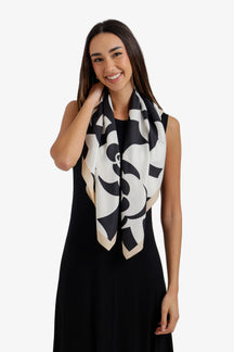 Floral Square Scarf
