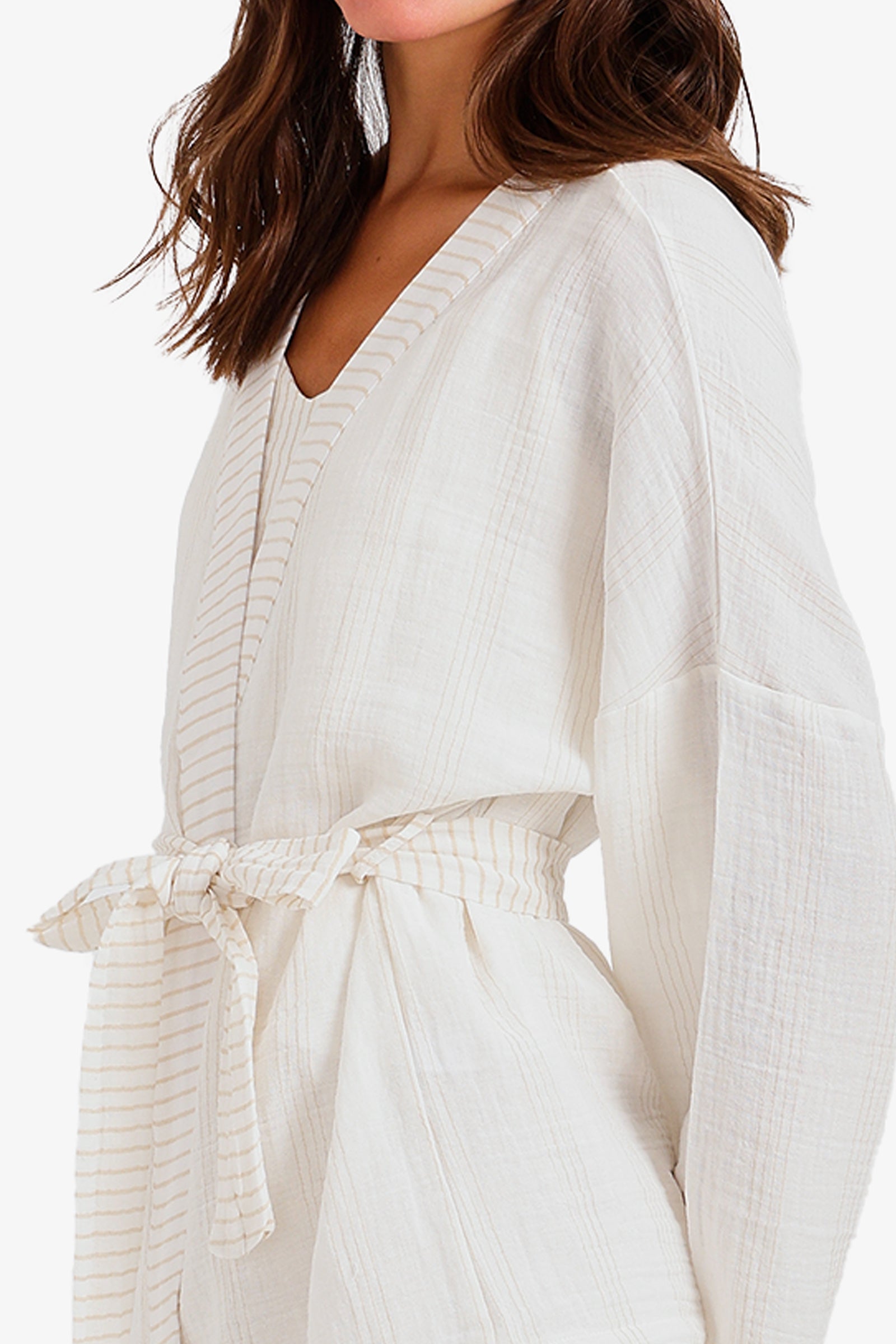 Pinstripe 3-Piece Pyjama Set