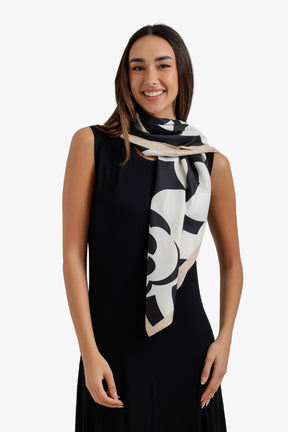 Floral Square Scarf