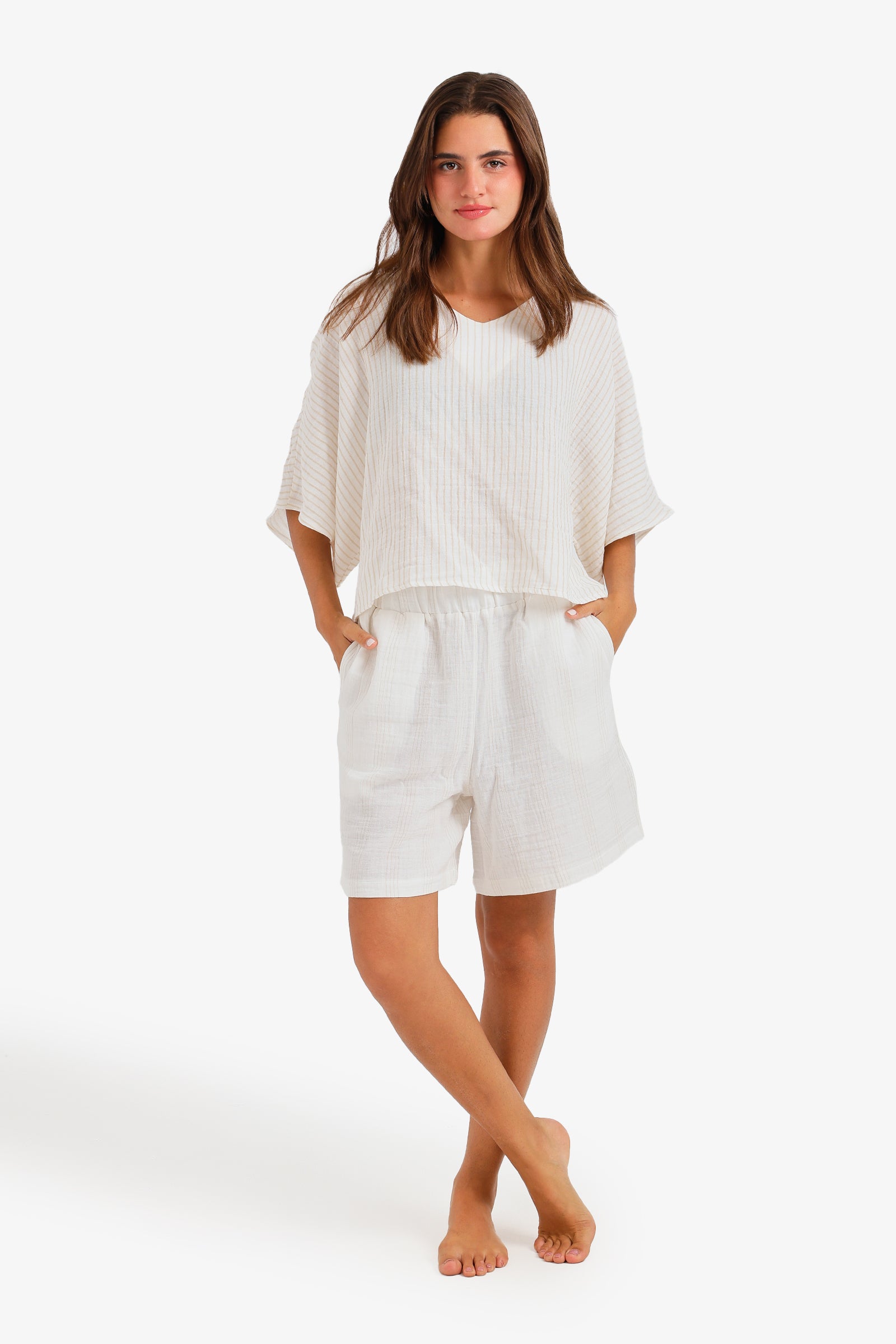 Striped Boxy Pyjama Set