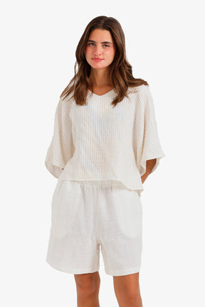 Striped Boxy Pyjama Set