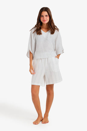 Striped Boxy Pyjama Set