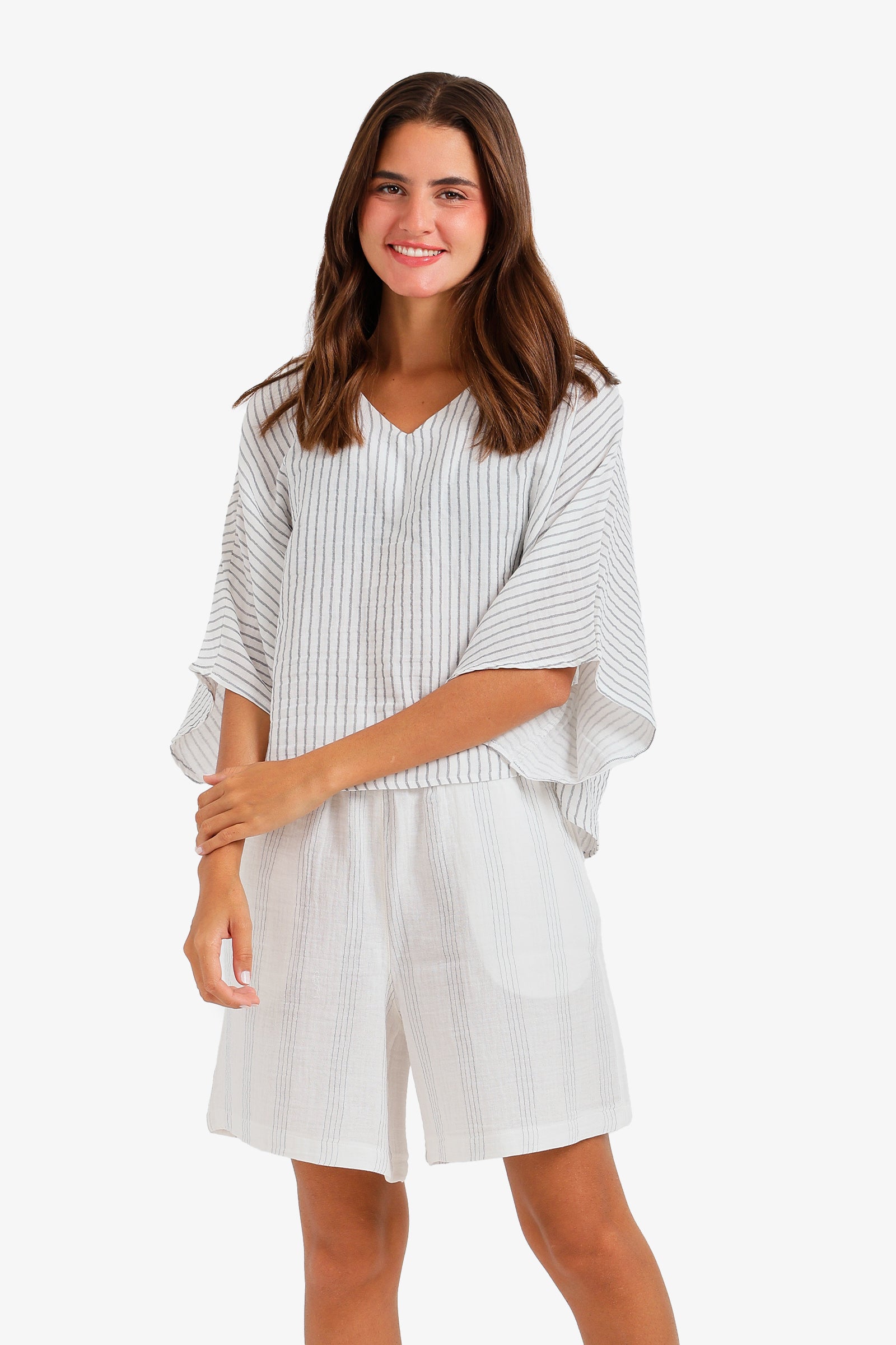 Striped Boxy Pyjama Set