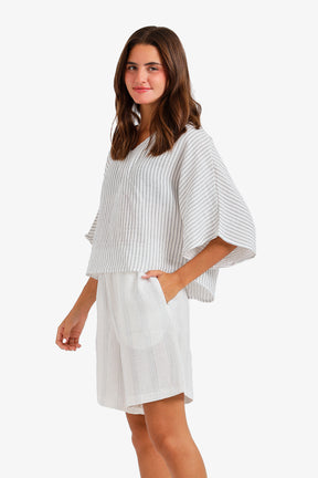 Striped Boxy Pyjama Set