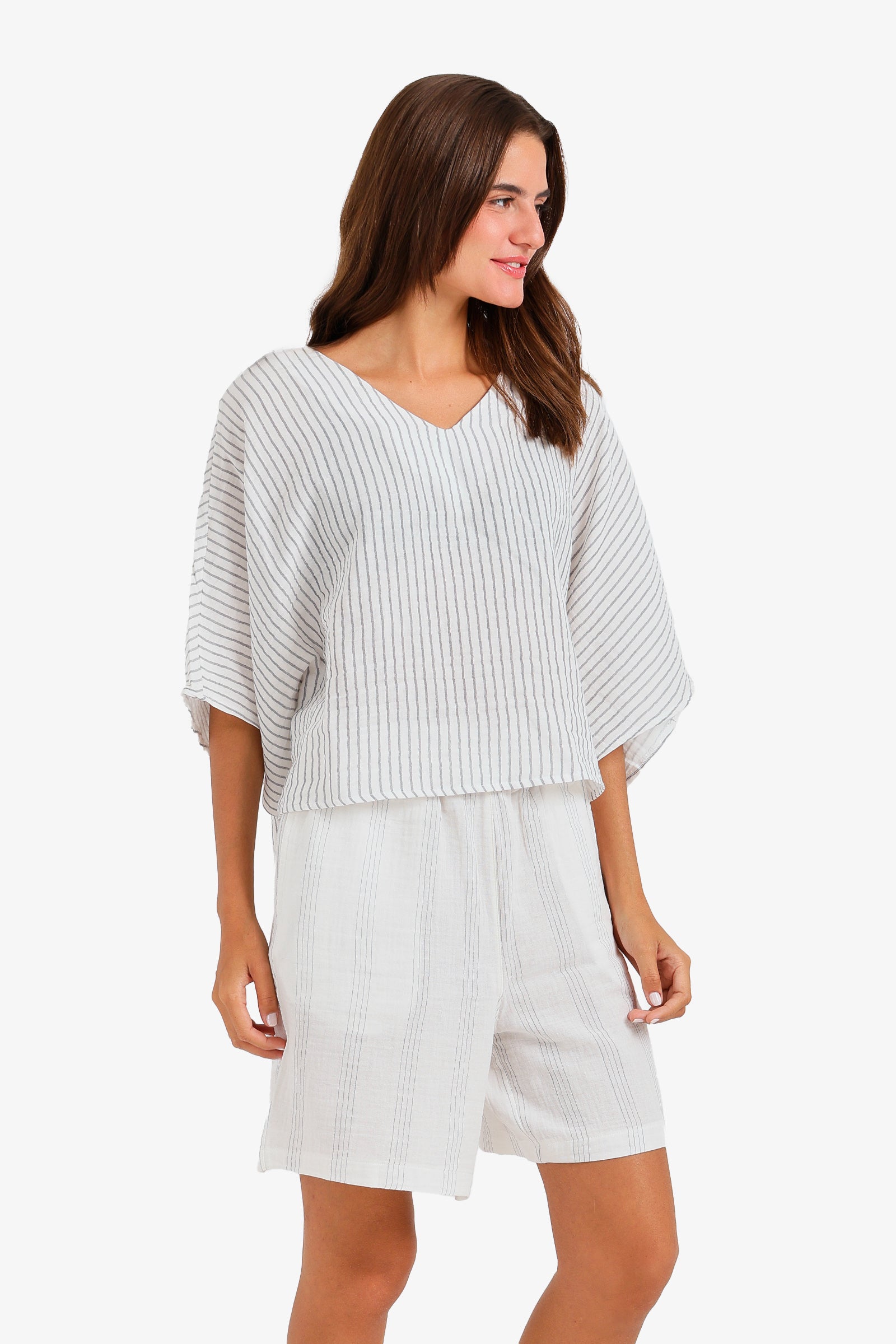 Striped Boxy Pyjama Set