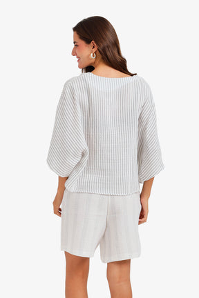 Striped Boxy Pyjama Set