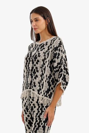 Geometric Crochet Beach Top