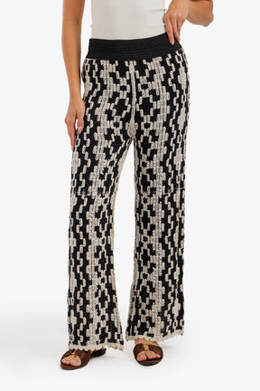 Geometric Crochet Beach Pants
