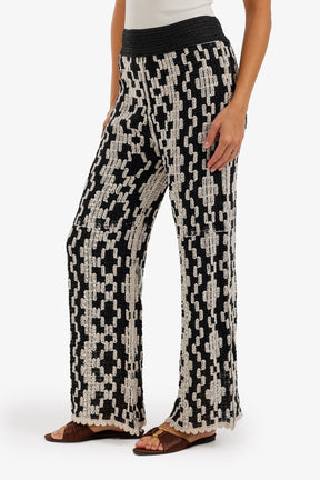 Geometric Crochet Beach Pants
