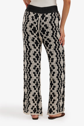 Geometric Crochet Beach Pants