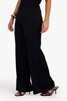 Ribbed Wide Leg Pants