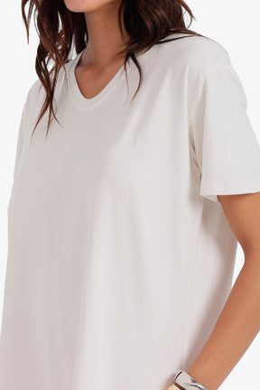 Curved Hem T-Shirt