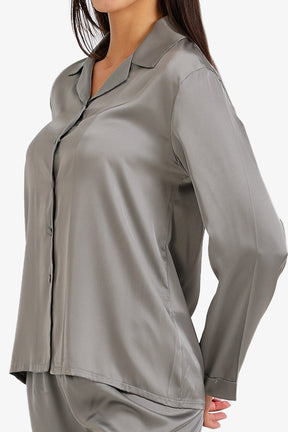 Satin Buttoned Pyjama Set