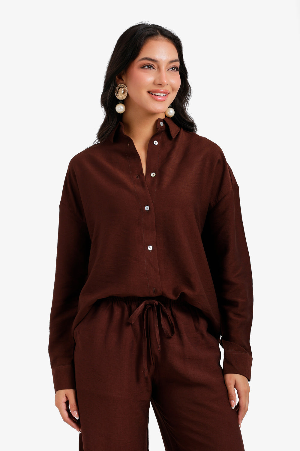 Buttoned Beach Shirt