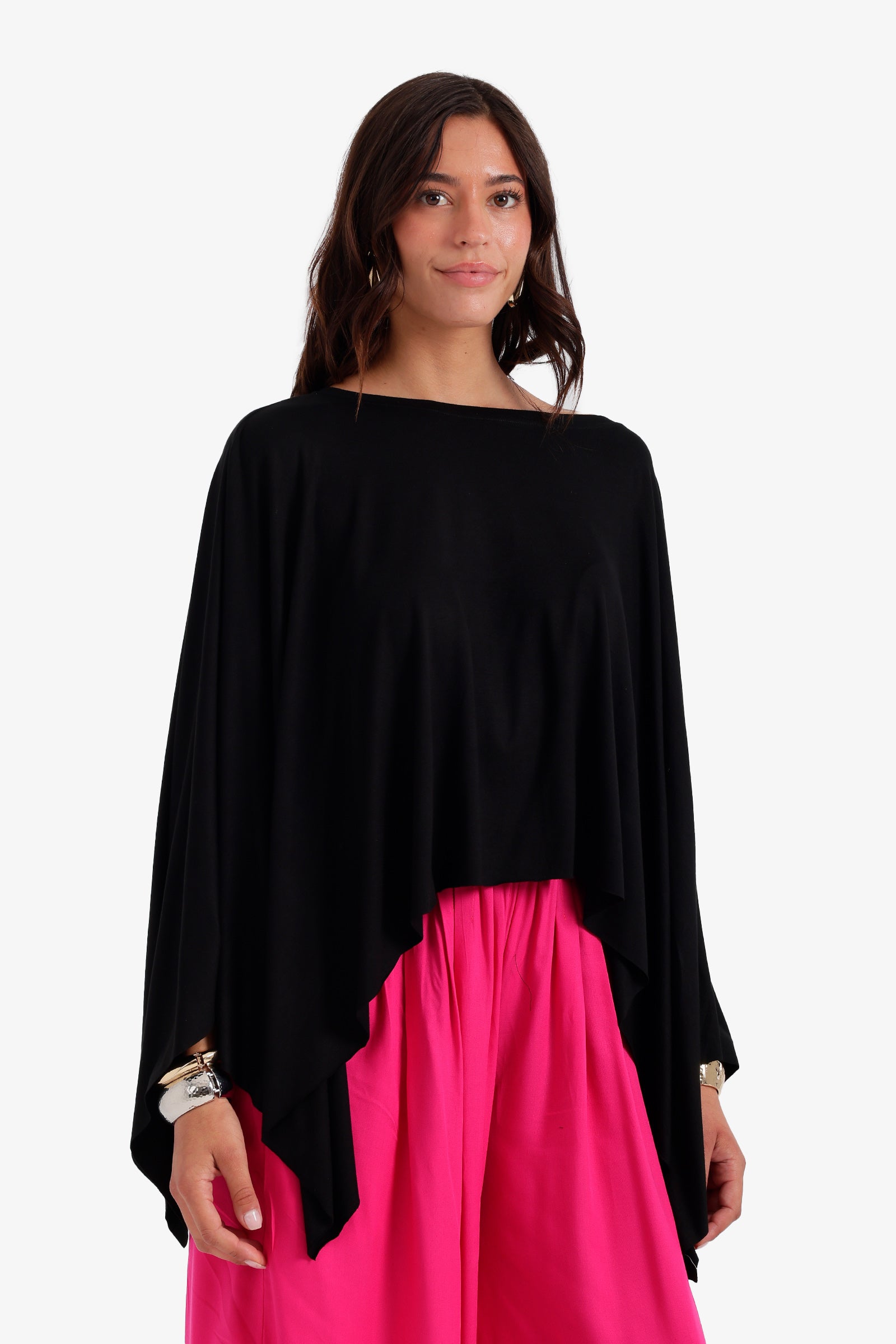 Flowy Asymmetrical Poncho