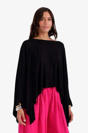 Flowy Asymmetrical Poncho