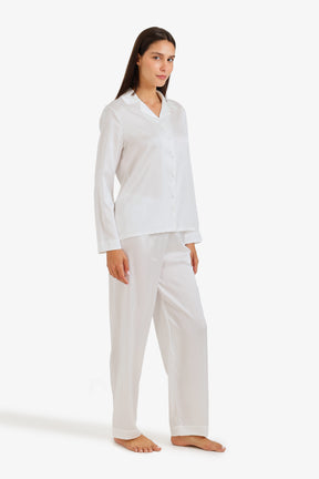 Satin Buttoned Pyjama Set