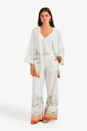 Satin Printed 3-Piece Set