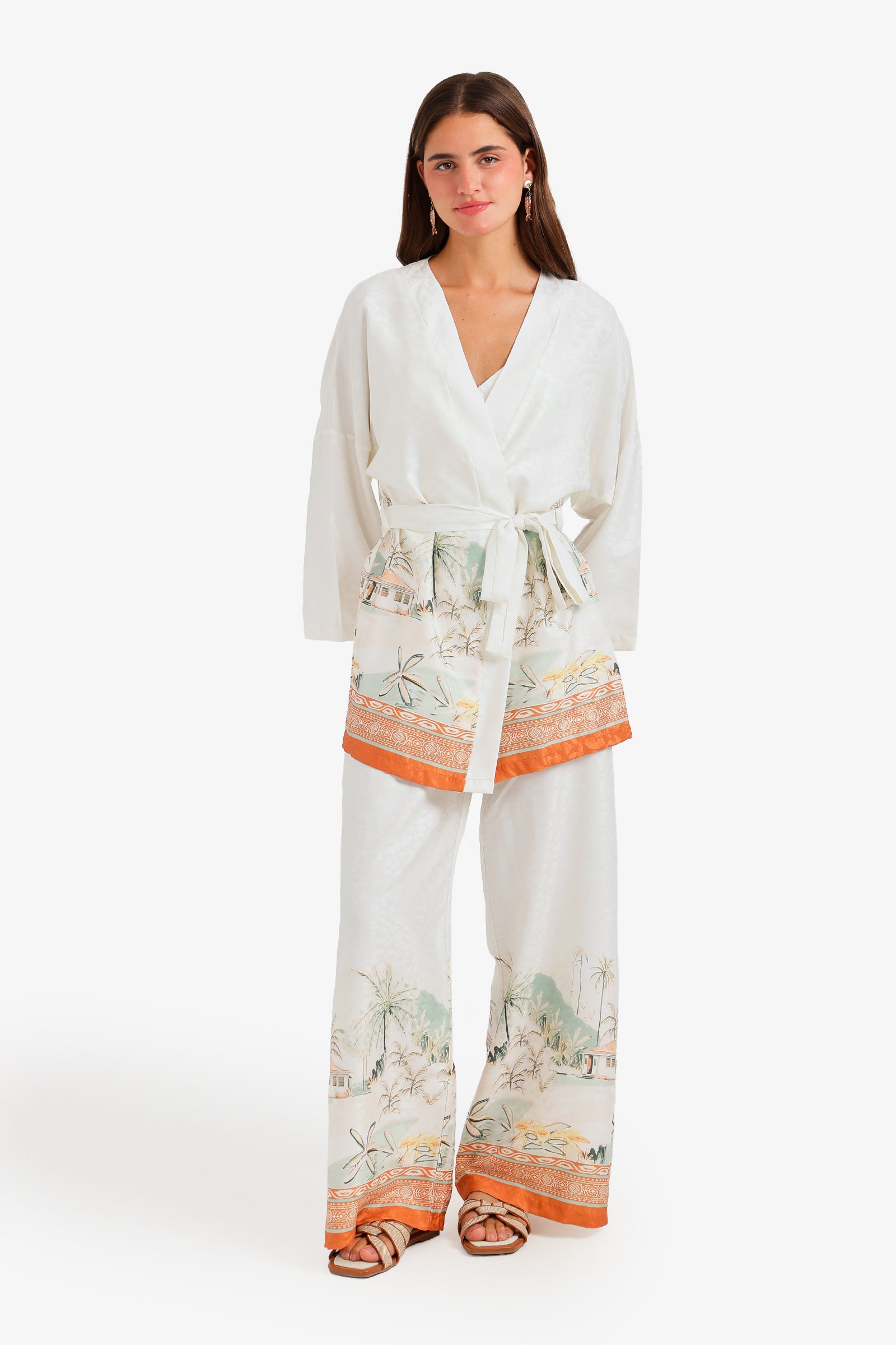Satin Printed 3-Piece Set