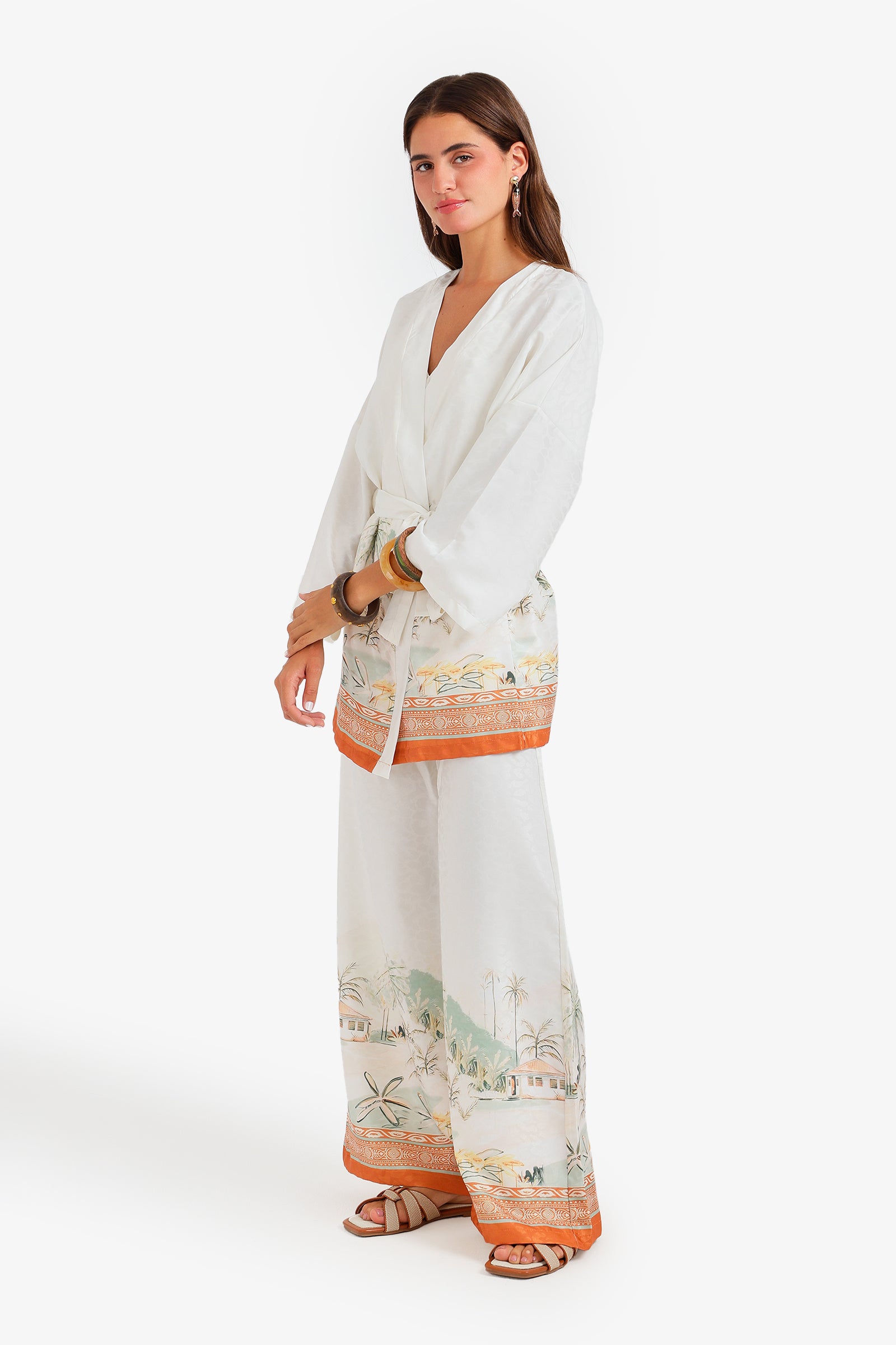 Satin Printed 3-Piece Set