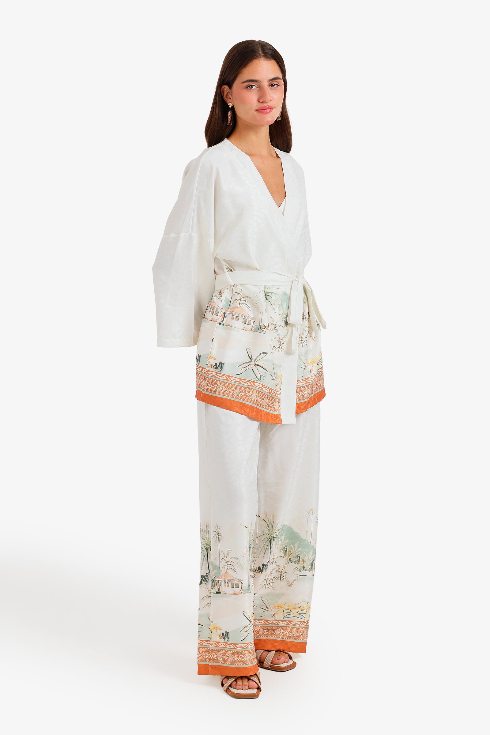 Satin Printed 3-Piece Set