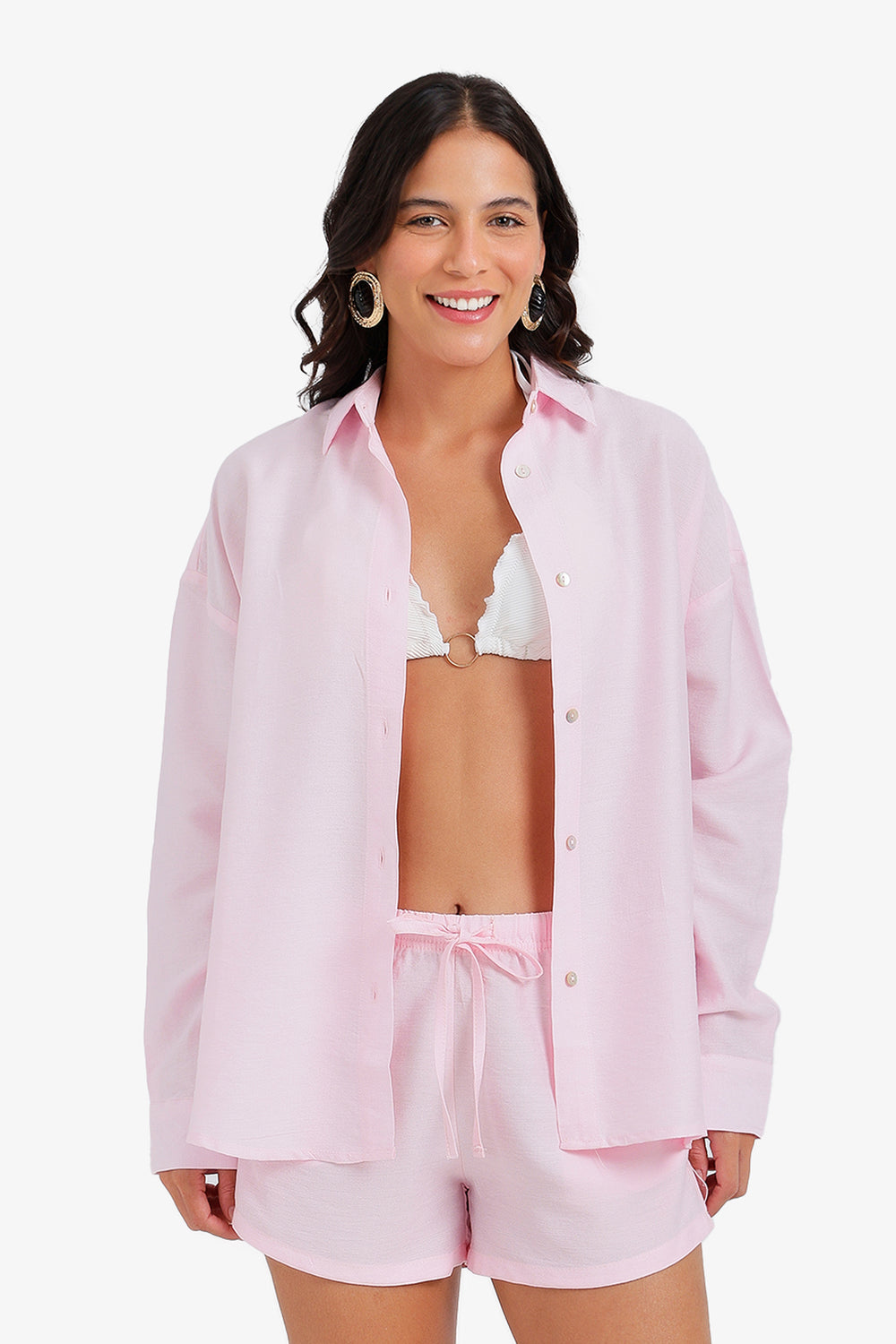 Buttoned Beach Shirt