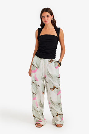 Artistic Botanical Pants