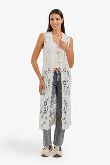Button-Front Beach Dress