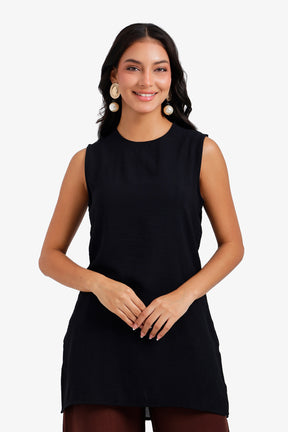 Keyhole Back Closure Blouse