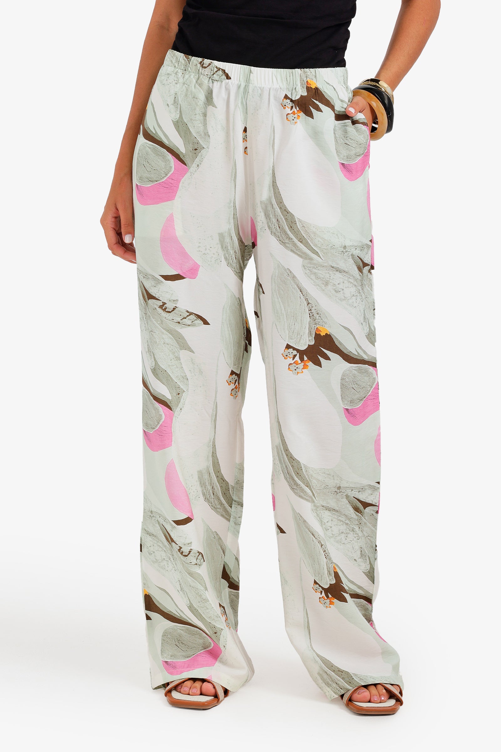 Artistic Botanical Pants