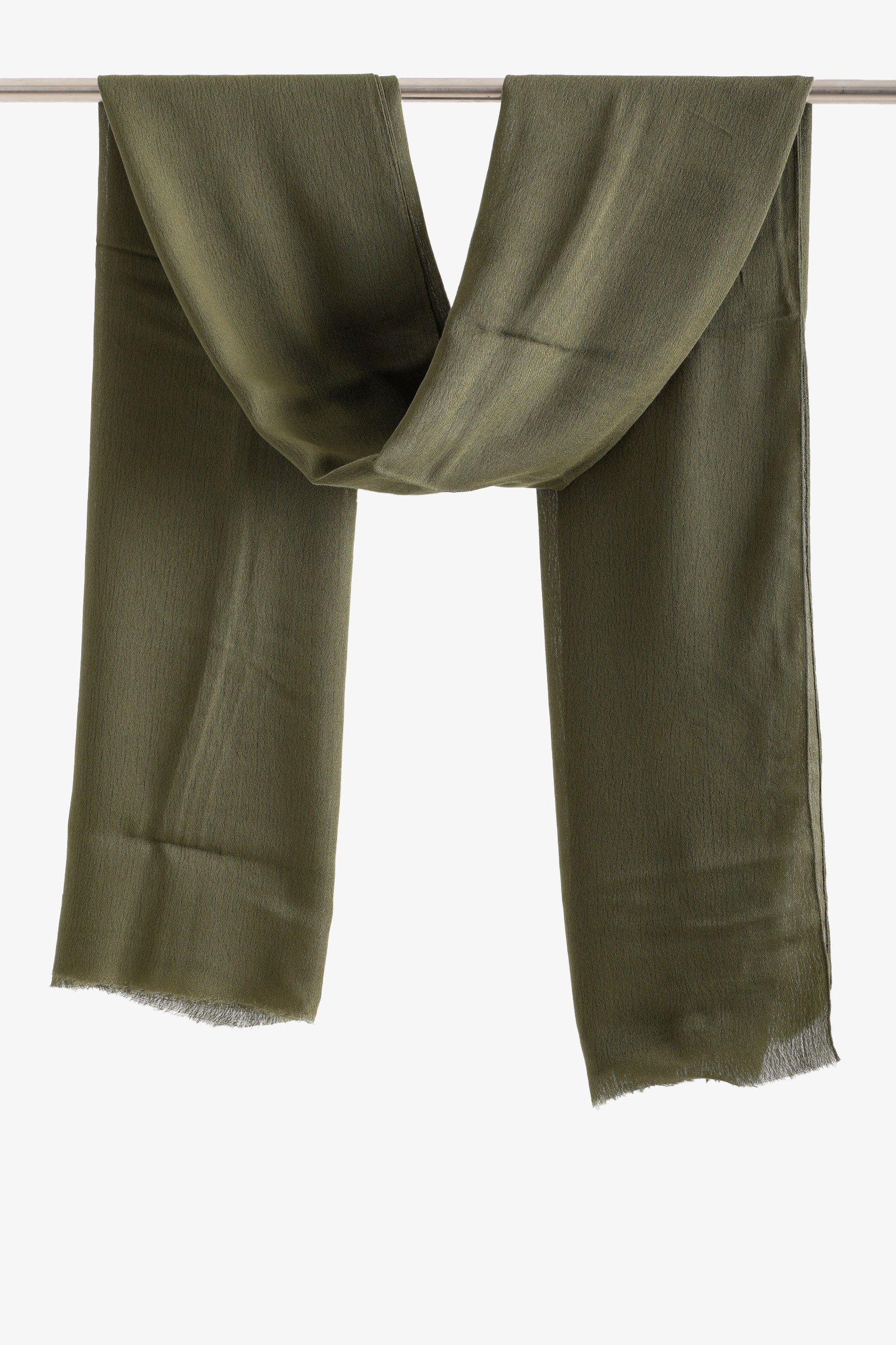 Crinkle Fringed Scarf