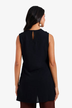 Keyhole Back Closure Blouse