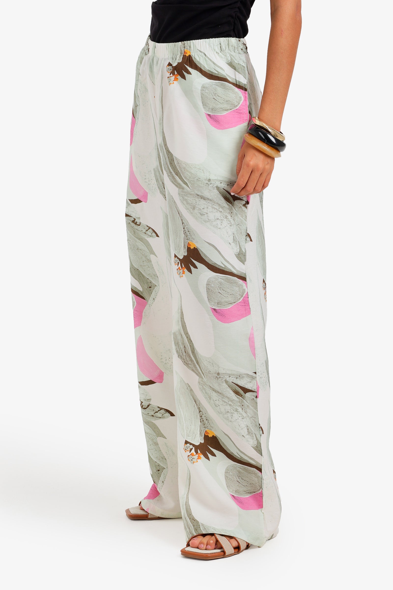Artistic Botanical Pants