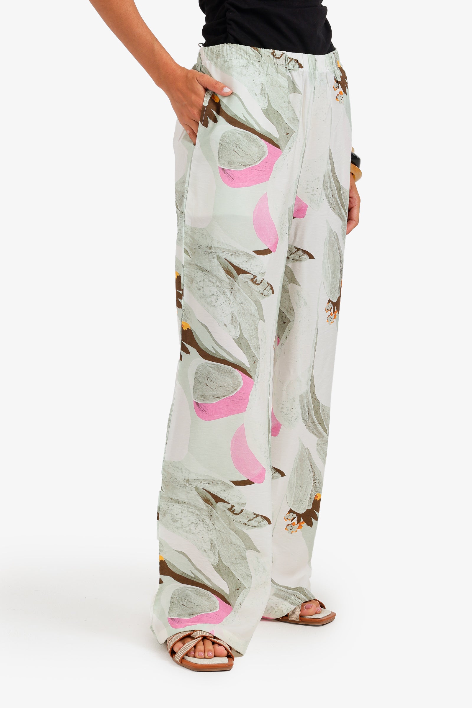 Artistic Botanical Pants