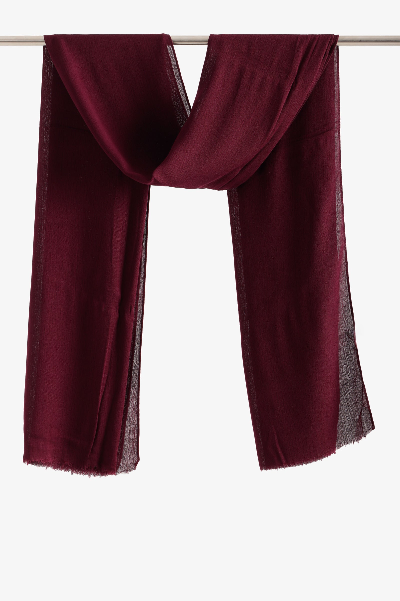 Crinkle Fringed Scarf