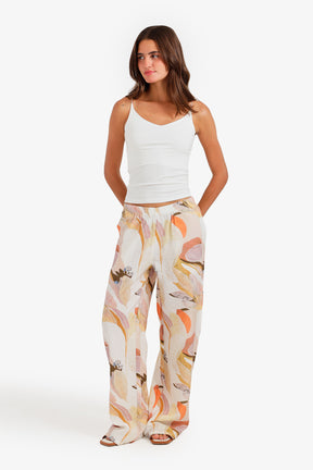 Artistic Botanical Pants