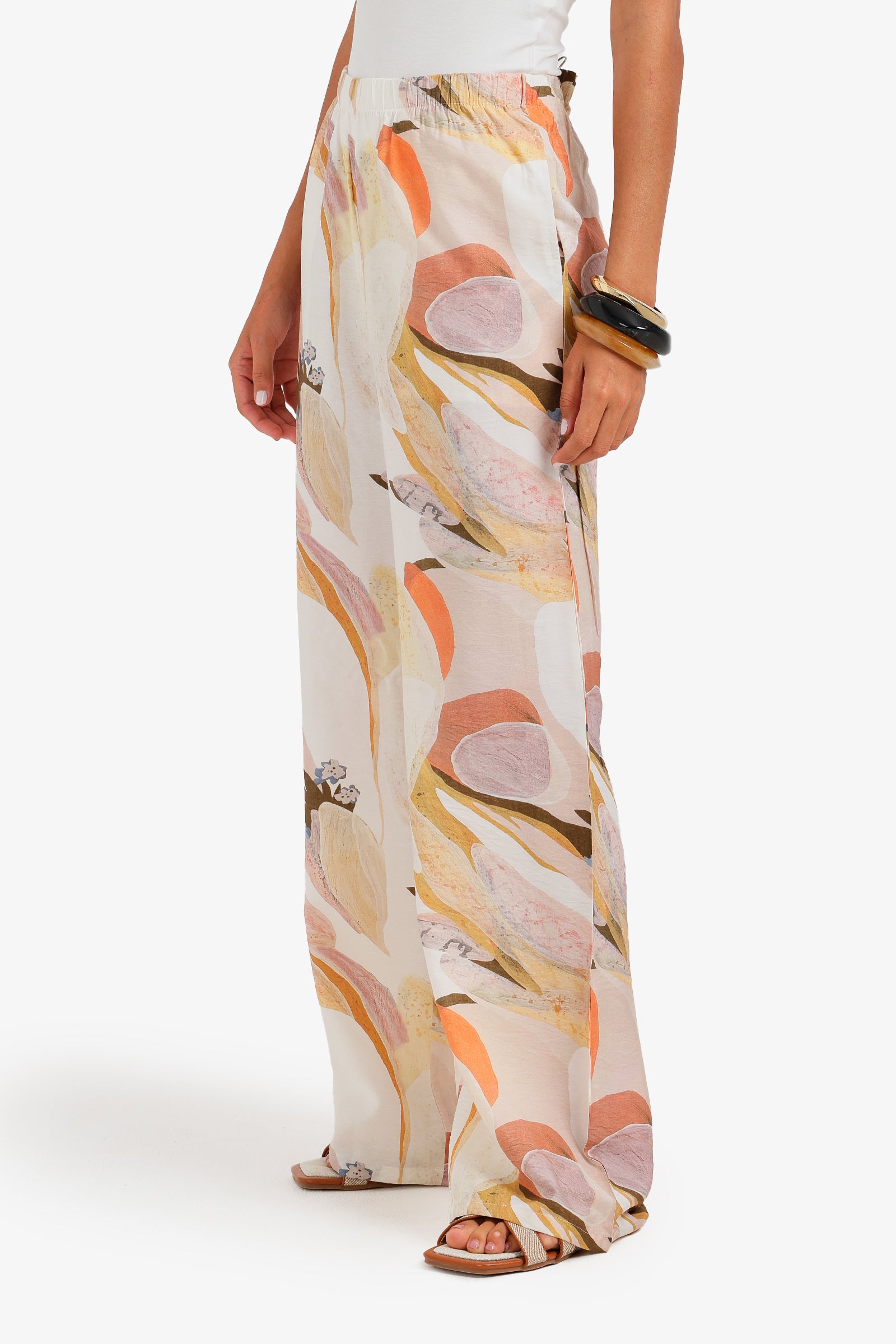 Artistic Botanical Pants