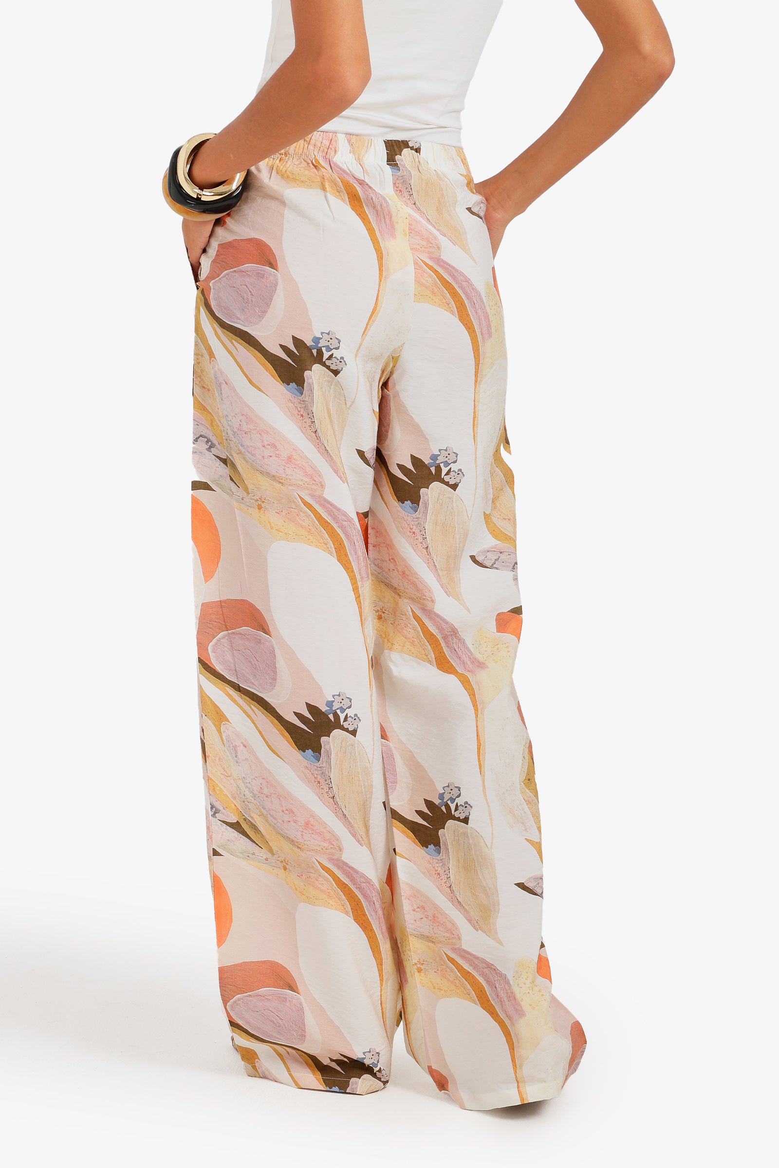 Artistic Botanical Pants