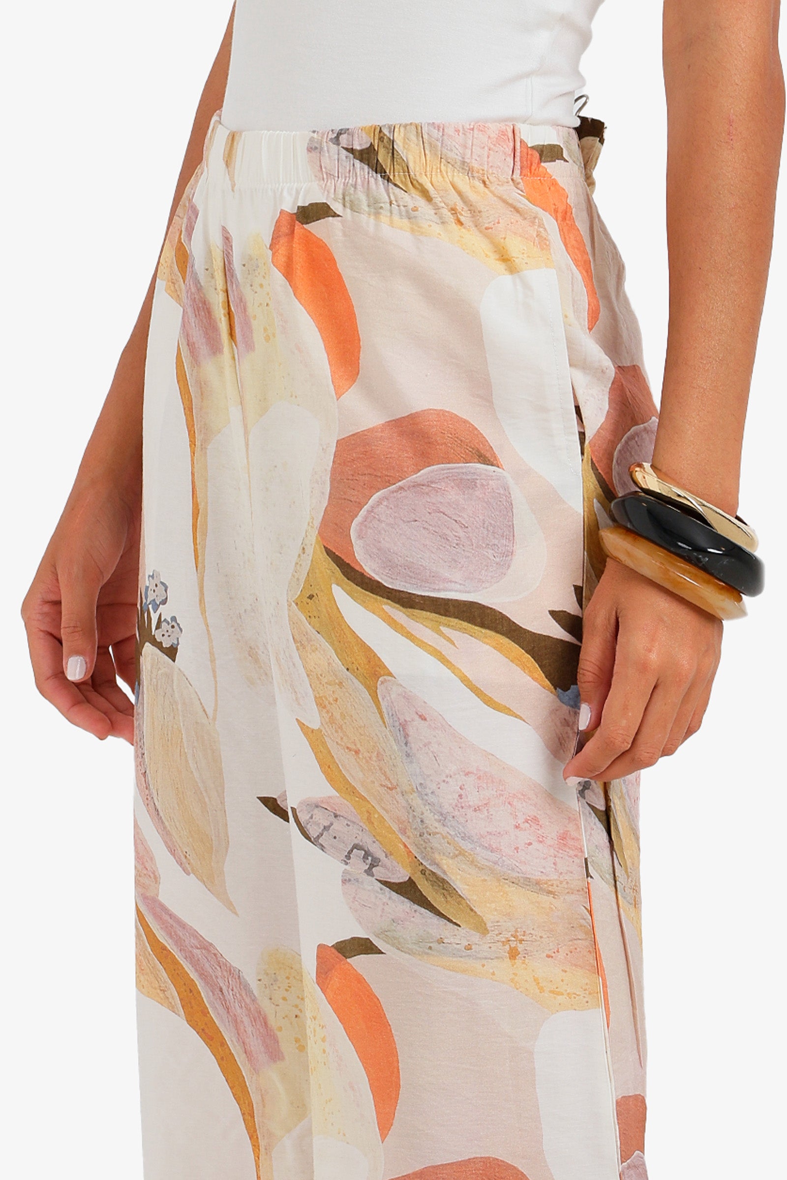Artistic Botanical Pants