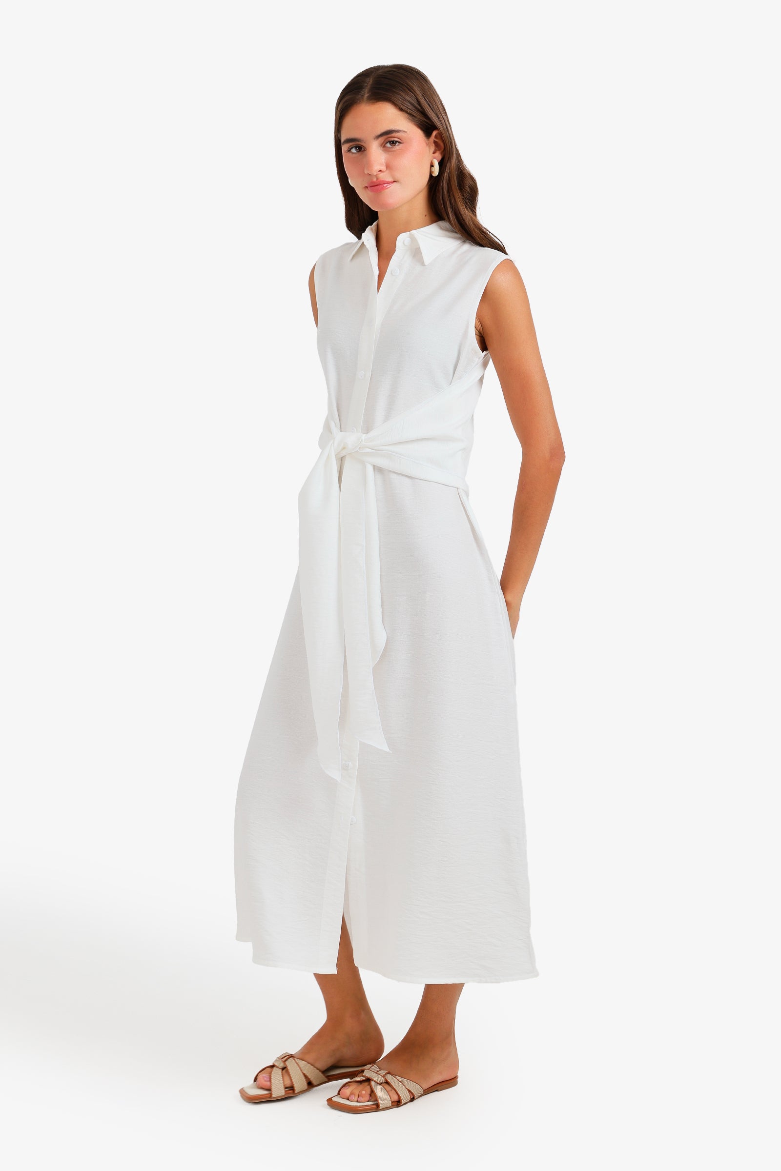 Tie-Front Beach Dress