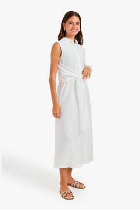 Tie-Front Beach Dress