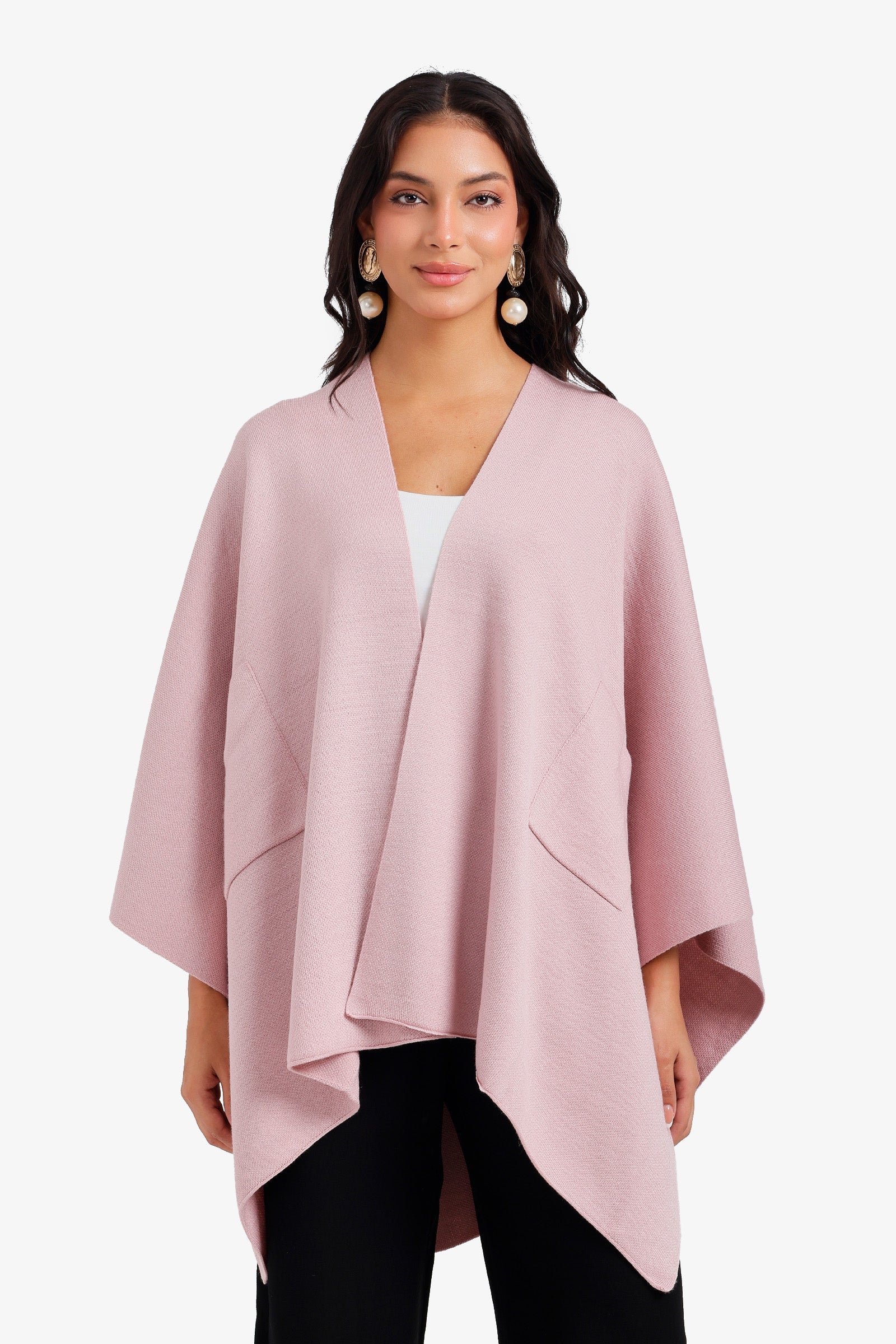 Plain Asymmetrical Poncho
