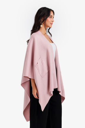 Plain Asymmetrical Poncho