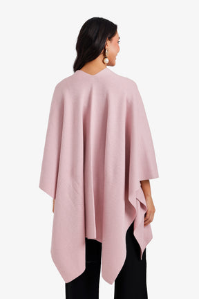 Plain Asymmetrical Poncho