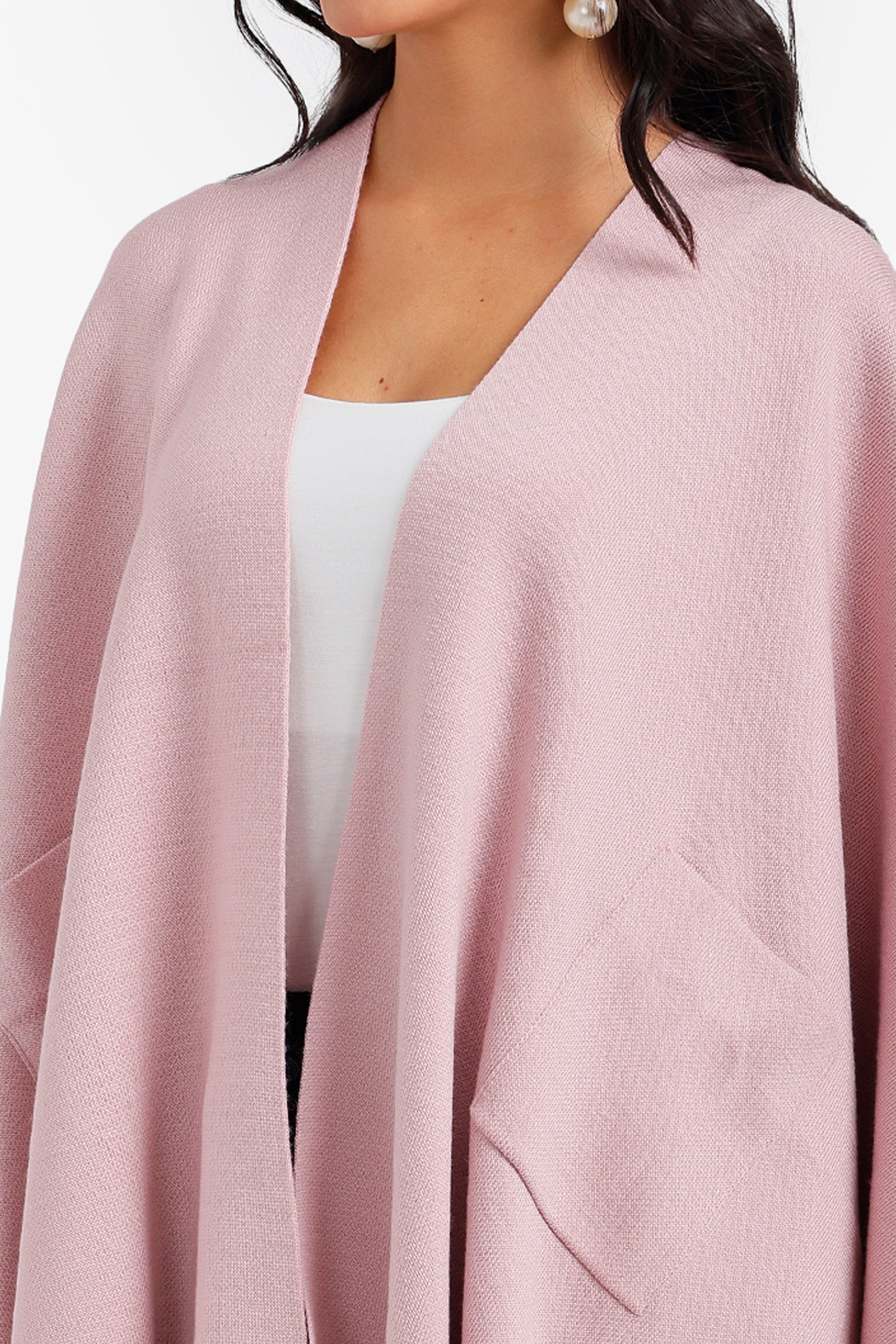 Plain Asymmetrical Poncho
